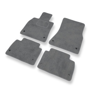 Velour gulvmåtter til Lexus GS III Sedan (2004-2012) - grå