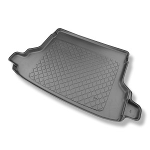 Gulvmåtte til bagagerum Subaru Forester VI SUV (11.2024-....) - Med / uden subwoofer; mulighed for at afskære den højre fordybning