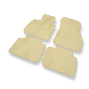 Velour gulvmåtter til BMW X2 SAC (2018-2023) - beige