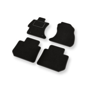 Velour gulvmåtter til Subaru Impreza Hatchback (2018-2024) - sort