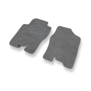 Velour gulvmåtter til Nissan Navara D40 Pick-Up (2005-2014) - grå