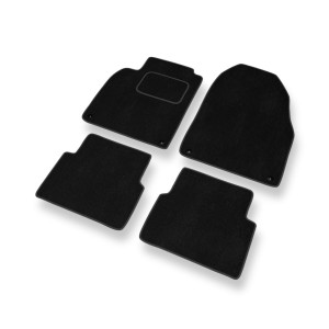 Velour gulvmåtter til Saab 9-3 II Cabriolet, SportCombi, SportSedan (2002-2012) - sort