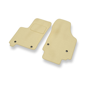 Velour gulvmåtter til Opel Meriva A Minivan (2002-2010) - beige