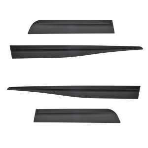 Sorte sidelister til Toyota Yaris III, III FL Hatchback (5 døre) - (2011-2019) - (længden: 992mm; 655mm)
