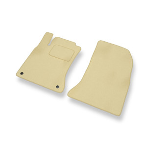Velour gulvmåtter til Mercedes-Benz A-Klasse W176 Hatchback (2012-2018) - beige