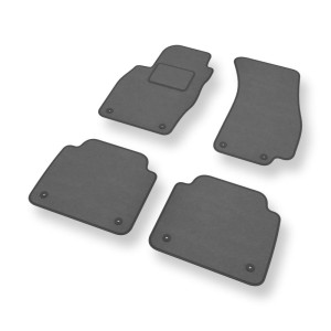 Velour gulvmåtter til Audi A8 D5 Sedan (2017-....) - Kort version