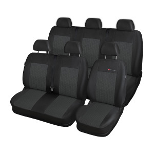 Skræddersyede betræk til Ford Transit VII Varevogn (2013-2019) til to sæderækker - betræk til sæder - sædeovertræk - E1