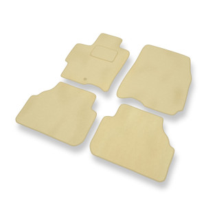 Velour gulvmåtter til Mazda Premacy I Minivan (1999-2005) - beige