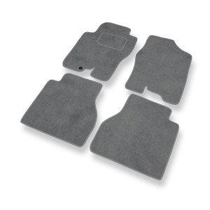 Velour gulvmåtter til Nissan Navara D40 Pick-Up (2005-2014) - grå