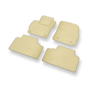 Velour gulvmåtter til Mazda 5 II Varevogn (2011-2015) - beige