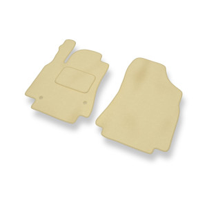 Velour gulvmåtter til Peugeot Partner II Varevogn (2008-2018) - beige
