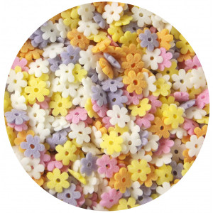 Posypka cukrowa kwiatki stokrotki mix 30g