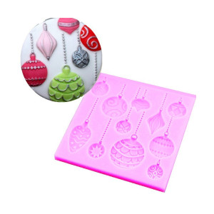 Forma silikonowa do masy cukrowej bombki 2018