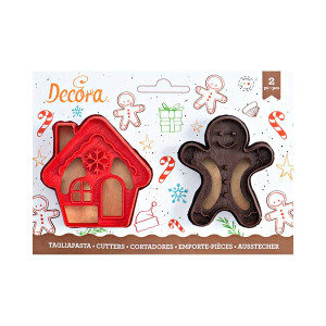 Foremki do ciastek Domek i Ciastek 2szt Decora