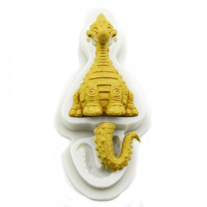 Forma Silikonowa Do Masy Cukrowej Dinozaur 3D