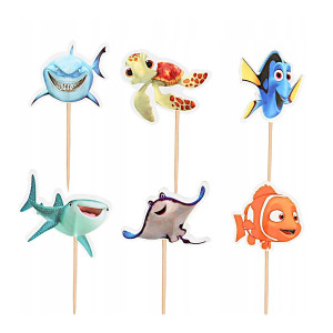 Toppery pikery do babeczek NEMO DORIS 24szt 7772