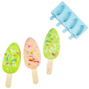 Silikonowa forma do lodów na patyku Miami 1950