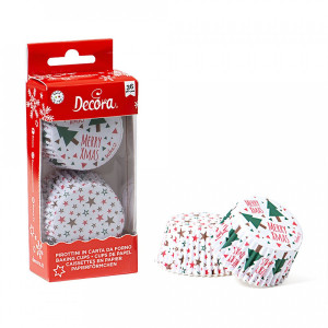 Decora Papilotki do babeczek CHOINKI GWIAZDKI 872