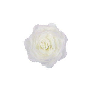 Róża waflowa 3D XXL biała 12,5cm 450101