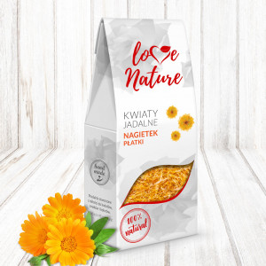 Kwiaty jadalne suszone Love Nature NAGIETEK 20g