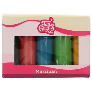 FunCakes Masa marcepanowa MIX KOLOR 5x100g F28200 bezglutenowy