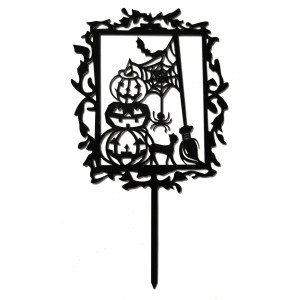 Topper na tort akrylowy Magic Halloween 9172