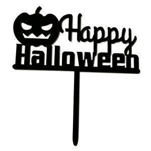 Topper na tort akrylowy Happy Halloween 9173