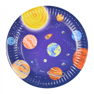 Talerzyki papierowe Galaxy 2809F 8szt 18cm