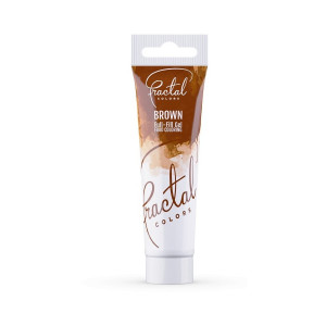 Fractal Barwnik żelowy w tubce Brązowy Brown 30g bezglutenowy