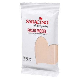 Lukier plastyczny Saracino do figurek 250g - cielisty bezglutenowy