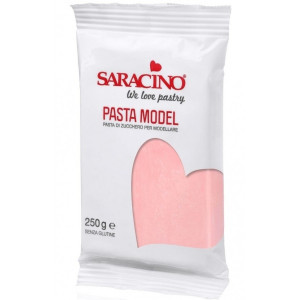 Lukier plastyczny Saracino do figurek 250g - Różowy bezglutenowy