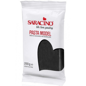 Lukier plastyczny Saracino do figurek 250g - czarny bezglutenowy