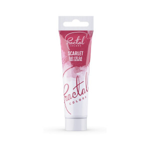 Fractal Barwnik żelowy w tubce Czerwony Scarlet 30g bezglutenowy