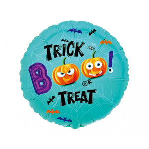 Balon foliowy BOO! na Halloween 36cm FG-OBOO