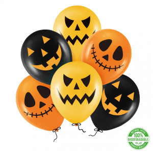 Balony imprezowe Strachy Halloween 6szt 400643