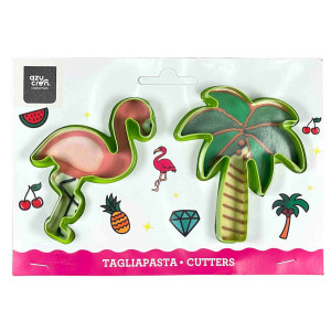 Azucren Foremki do ciastek Flaming Palma 2szt AZ00408