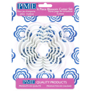 PME Foremki plastikowe Kwiaty 6 sztuk PNF1