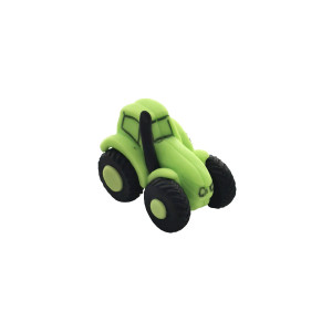 Figurka cukrowa na tort Traktor Zielony 3D 1488