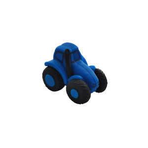 Figurka cukrowa na tort Traktor Niebieski 3D 1489