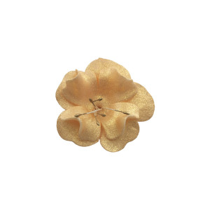 Kwiat na tort Magnolia cukrowa Złota 6cm 11503