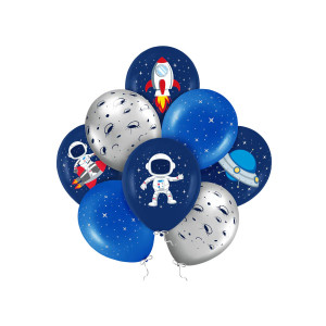 Balony dekoracyjne kosmos 8szt PP 129784