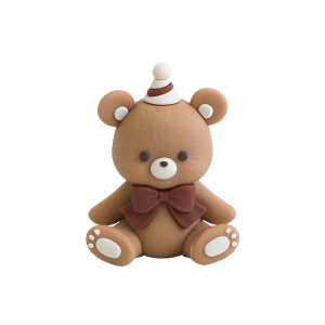 Figurka dekoracja na tort Brązowy Miś 3D 11581