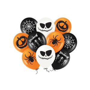Balony imprezowe Strachy Halloween 10szt 400920