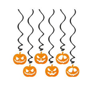 Dekoracyjne świderki na Halloween Dynia 512578