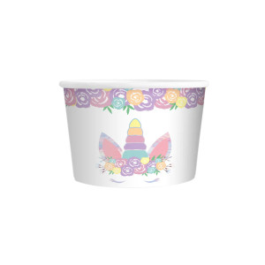Kubeczki do lodów Jednorożec Unicorn 6szt PP133194