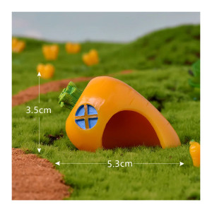 Figurka na tort Domek Marchewka 3D Króliczek 12650