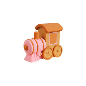 Figurka do dekoracji 3D Ciuchcia Różowa 13729
