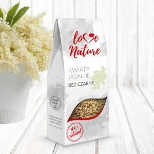 Kwiaty jadalne suszone Love Nature BEZ CZARNY 20g