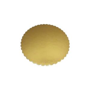 Podkład pod tort okrągły ząbkowany śr. 22 cm gruby