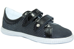 Trampki Tenisówki Dziewczęce W Kropki Bartek w-85596/005 II Gatunek
